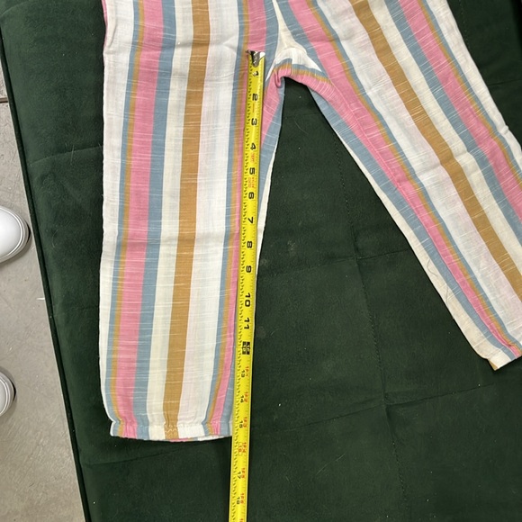 NWT Rise Little Earthling Organic Striped Romper Girl size 4-5 - Picture 9 of 9